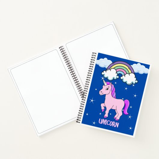 carnet en spirale de licorne (Intérieur)