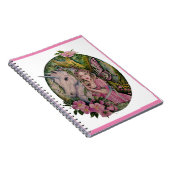 Carnet en spirale de licorne fée (Côté Droit)
