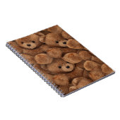 Carnet en spirale de l'ours en peluche (Côté Droit)