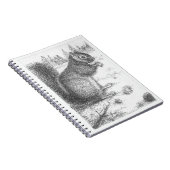 Carnet en spirale d'écureuil (Côté Droit)