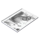 Carnet en spirale d'écureuil (Côté gauche)