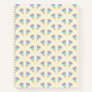 Carnet en spirale des arches lumineuses