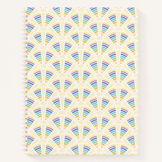 Carnet en spirale des arches lumineuses (Devant)