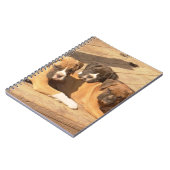 Carnet en spirale des chiots (Côté gauche)