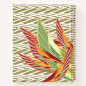 Carnet en spirale des plumes tropicales (Dos)
