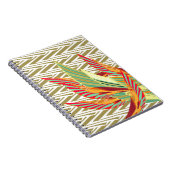Carnet en spirale des plumes tropicales (Côté Droit)