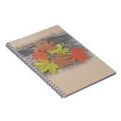 Carnet en spirale feuille éparpillé (Côté Droit)