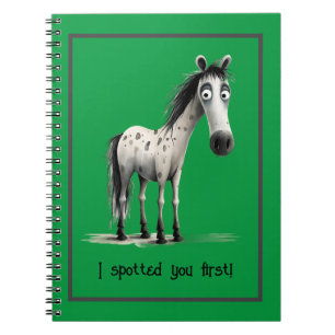 Carnet en spirale mignon pour les amateurs de chev