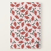 Carnet en spirale rose floral | journal mignon (Verso)