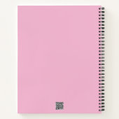 Carnet en spirale rose Joyoux Noel (Dos)