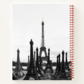 Carnet en spirale Tour Eiffel (Dos)