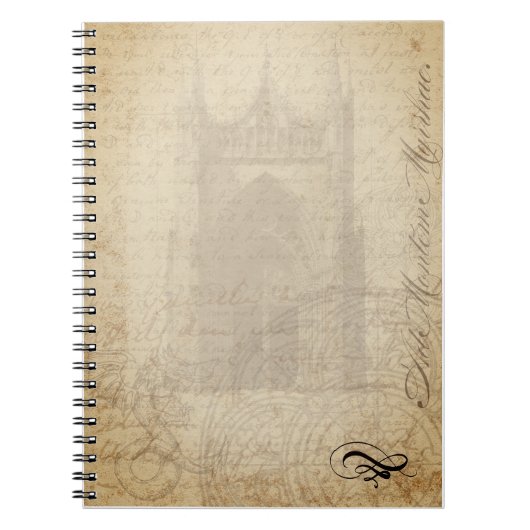 Carnet En-tête médiéval - Palimpseste (Devant)
