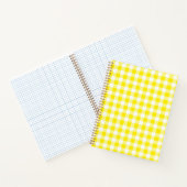 Carnet En vichy jaune (Intérieur)