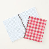 Carnet En vichy rose - Journal esthétique douce (Intérieur)