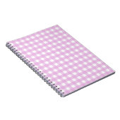Carnet En vichy rose pâle (Côté Droit)
