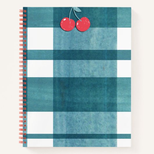 Carnet En vichy vert (Devant)