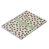 Carnet En vichy vert Monogramme de Motif de Ladybug (Côté gauche)