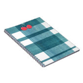 Carnet En vichy vert simple (Côté Droit)