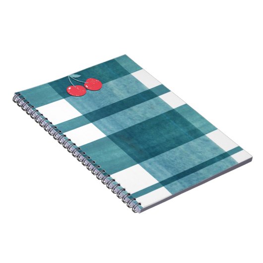 Carnet En vichy vert simple (Côté Droit)