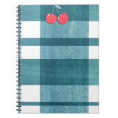 Carnet En vichy vert simple (Devant)