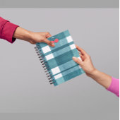 Carnet En vichy vert simple