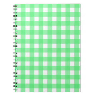 Carnet En vichy verte