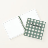 Carnet En vichy verte (Intérieur)