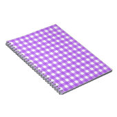 Carnet En vichy violet brillant (Côté Droit)