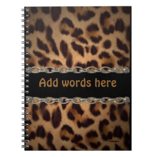 Carnet enchaîné de léopard