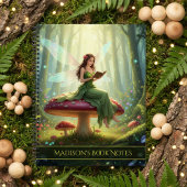 Carnet Enchanted Day Fairy Reading a Book Notebook
