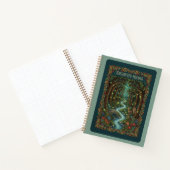 Carnet Enchanted Dreams Embroidered Mystical Forest  (Intérieur)