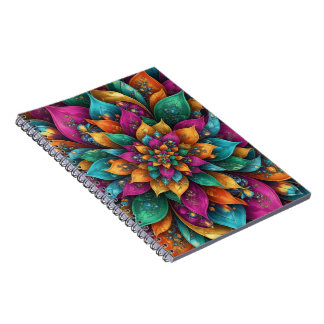 Carnet Enchanted Flora Gold Watercolor Botanical Notebook