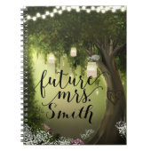 Carnet Enchanted Forest Woods Rustic Mariage Future Mme. (Devant)