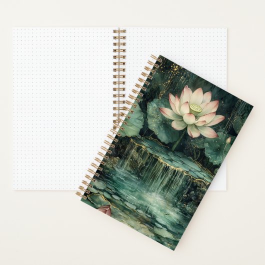 Carnet Enchanted Lotus Fountain Bullet Notebook (À l'intérieur)