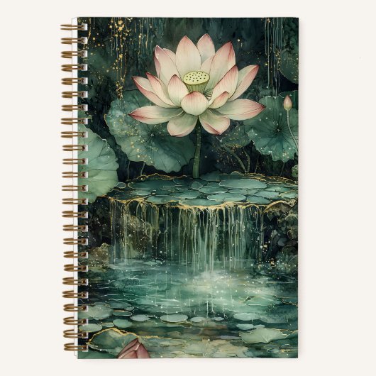Carnet Enchanted Lotus Fountain Bullet Notebook (Recto)