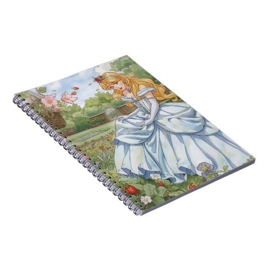 Carnet Enchanted Strawberry Garden Princess Notebook (Côté Droit)