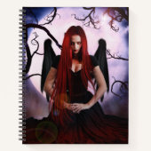 Carnet Enchanteuse sombre (Devant)