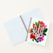 Carnet Encore botanique et trident ukrainien tryzub (Intérieur)