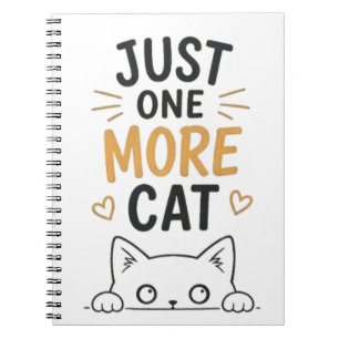 Carnet Encore un chat drôle design pour amateur de chats 