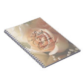 Carnet Encouragement Bible Verse Psaume 27:1 (Côté Droit)