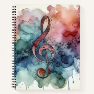 Carnet Encre à alcool de luxe pour la musique