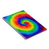 Carnet Encre d'alcool à Cravate arc-en-ciel (Côté Droit)