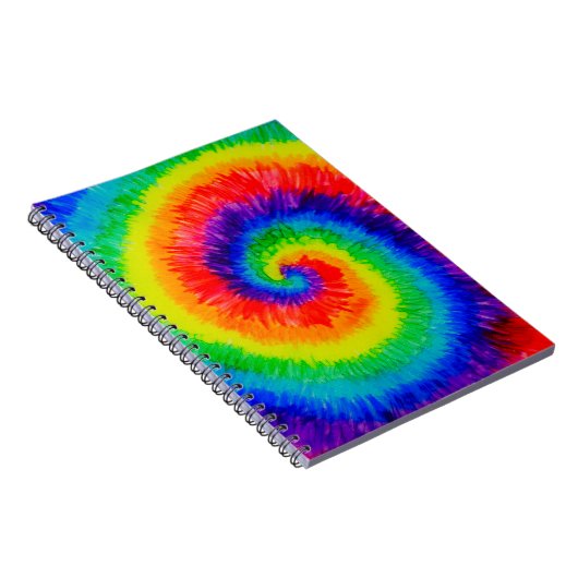 Carnet Encre d'alcool à Cravate arc-en-ciel (Côté Droit)