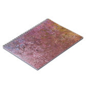 Carnet Encre d'alcool terrestre Abstraite (Côté gauche)