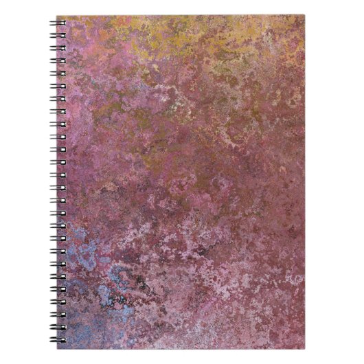 Carnet Encre d'alcool terrestre Abstraite (Devant)