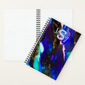 Carnet Encre d'alcool violet sauvage (À l'intérieur)