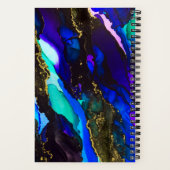 Carnet Encre d'alcool violet sauvage (Verso)