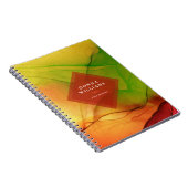 Carnet encre de fond d'odyssée d'automne (Côté Droit)