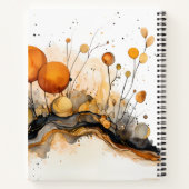 Carnet Encre orange foncée Mystique (Dos)