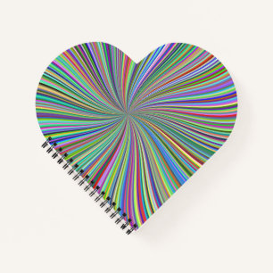 Carnet Énergétique Colorful Ribbon Sunburst